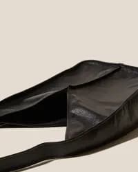 Calella Crossbody Tumbled Siyah Kadın Omuz Çantası - 2