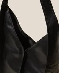 Calella Crossbody Tumbled Siyah Kadın Omuz Çantası - 3