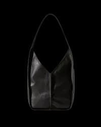Calella Crossbody Tumbled Siyah Kadın Omuz Çantası - 0