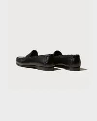 Sastre Supple Parlak Siyah Erkek Loafer - 3