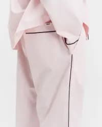 Pembe Saten Erkek Pijama Altı - 4