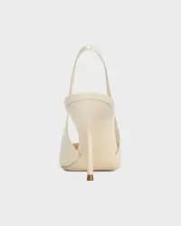 Lidia Slingback Krem Kadın Pump - 3