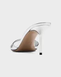 Lidia Mule Gümüş Kadın Terlik - 4