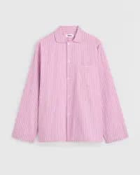 Pembe Poplin Kadın Pijama Üstü - 0