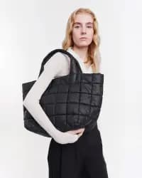 Porter Tote Orta Boy Siyah Kadın Çanta - 5
