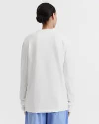 Beyaz Uzun Kollu Kadın T-Shirt - 2
