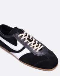 Siyah-Beyaz Kadın Sneakers - 4