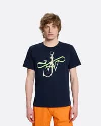 Ribbon Anchor Lacivert Erkek T-Shirt - 2