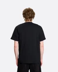 Script Embroidery Siyah Erkek T-shirt - 3