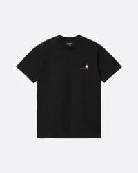 American Script Siyah Erkek T-shirt - 0