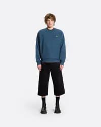 American Script Mavi Erkek Sweatshirt - 1