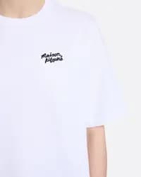 Handwriting Comfort Beyaz-Siyah Kadın T-shirt - 4