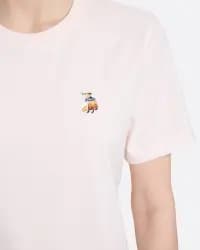 Dreaming Fox Regular Açık Pembe Kadın T-shirt - 4