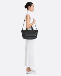 East West Chelsea Siyah Kadın Tote Çanta - 5