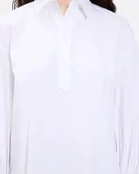 Poet Beyaz Kadın Gömlek - 4