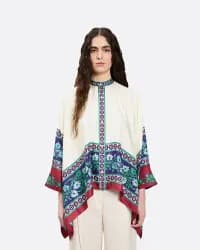 Foulard Kırmızı Kadın Gömlek - 3
