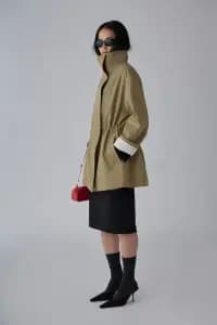 Haki Raina Gabardin Trençkot - 2