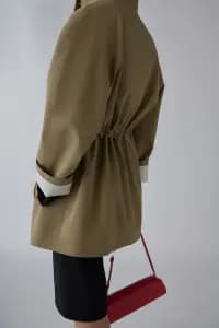 Haki Raina Gabardin Trençkot - 5