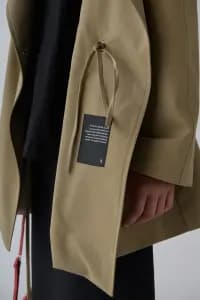 Haki Raina Gabardin Trençkot - 7