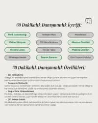 60 Dakikalık Danışmanlık Seansı: Online Danışmanlık ve Mekan Analizi - 1